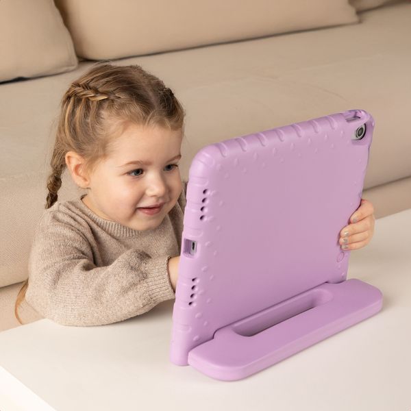 imoshion Schutzhülle mit Handgriff kindersicher Samsung Galaxy Tab A11 Plus / A9 Plus - Lila