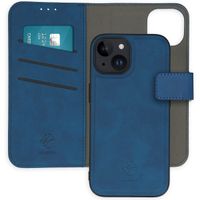 imoshion Entfernbare 2-1 Luxus Klapphülle für das iPhone 15 - Blau