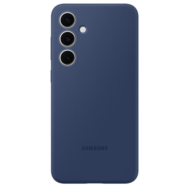 Samsung Original Silikon Cover für das Galaxy S24 FE - Blue