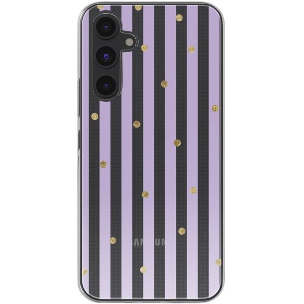 imoshion  Design Hülle für das Samsung Galaxy A54 - Sparkle Lines Lavender