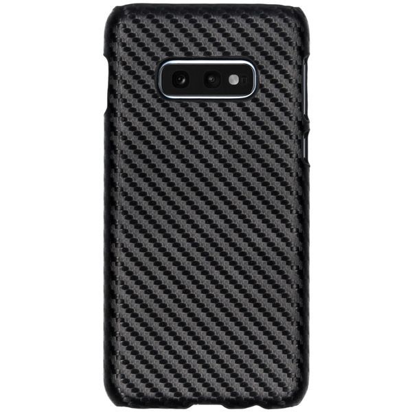 Carbon Look Hardcase-Hülle Schwarz für Samsung Galaxy S10e