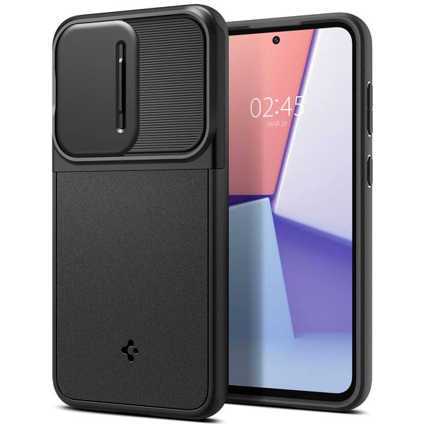 Spigen Optik Armor Kameraschieber für das Samsung Galaxy S23 FE - Schwarz