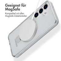 Accezz Ring Stand Backcover mit MagSafe für das Samsung Galaxy S25 - Transparent