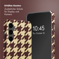 Selencia Vivid Back Cover Samsung Galaxy S24 FE - Pied-de-Poule