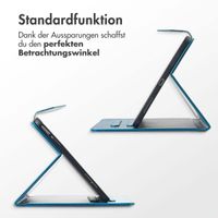 imoshion Mandala Klapphülle Apple iPad 9 (2021) 10.2 Zoll / iPad 8 (2020) 10.2 Zoll / iPad 7 (2019) 10.2 Zoll - Türkis