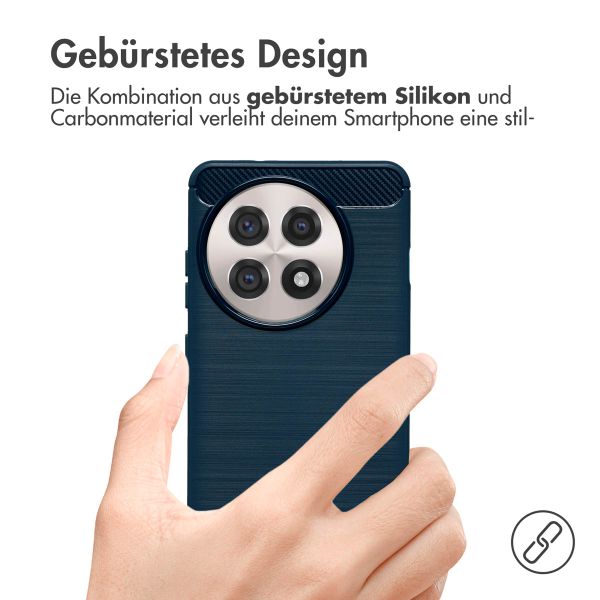 imoshion Brushed Back Cover OnePlus 13R - Dunkelblau