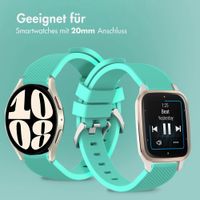 imoshion Flexibles Silikonarmband für das Samsung Galaxy Watch 7 40/44 mm - Mintgrün