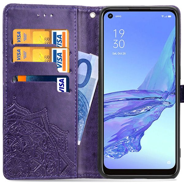 imoshion Mandala Klapphülle Oppo A53 / Oppo A53s  - Violett