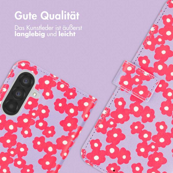 imoshion Design Klapphülle Samsung Galaxy A36 - Dusty Rose Blossoms