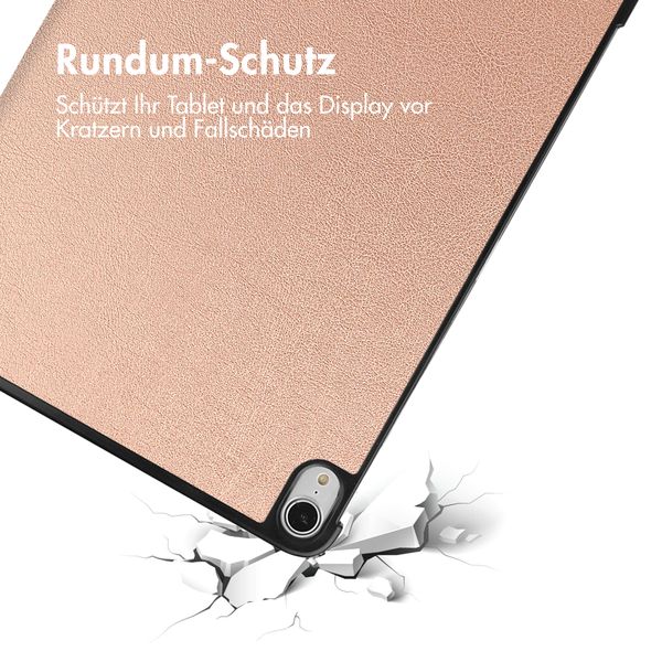 imoshion Trifold Klapphülle Apple iPad Air 13 Zoll (2025) M3 / (2024) M2 - Rosé gold