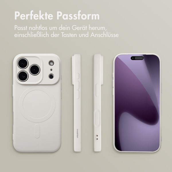 imoshion Color Back Cover mit MagSafe Apple iPhone 17 Pro Max - Beige