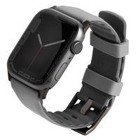 Uniq Linus AiroSoft™ Silikonarmband für die Apple Watch Series 1 bis 9 / SE (38/40/41 mm) | Series 10 (42 mm) - Kreidegrau