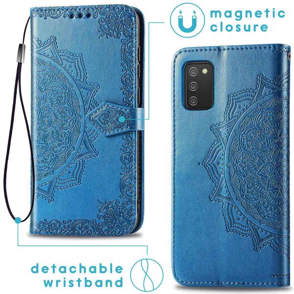 imoshion Mandala Klapphülle-Hülle Samsung Galaxy A03s - Türkis