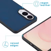 imoshion Entfernbare 2-1 Luxus Klapphülle Samsung Galaxy S25 Edge - Blau