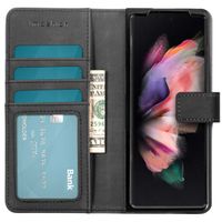 imoshion Luxuriöse Klapphülle Samsung Galaxy Z Fold3 - Zwart - Schwarz