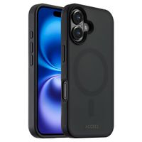 Accezz Rugged Frosted Back Cover mit MagSafe Apple iPhone 16 - Schwarz