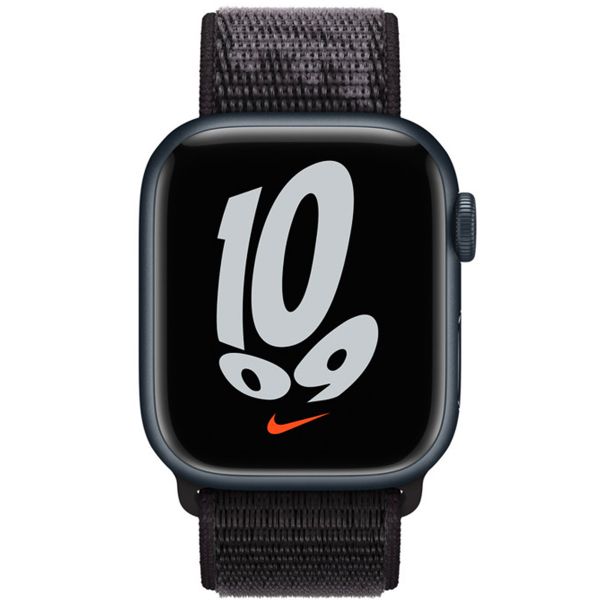 Apple Nike Sport Loop Armband für das  Apple Watch Series 1 t/m 11 / SE / Ultra (44/45/46/49 mm) - Schwarz / Grau