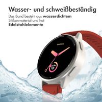 imoshion QuickFit® Silikonarmband für das  Garmin Watch | 22 mm aansluiting - Rot