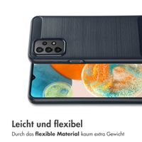 imoshion Brushed Back Cover für das Samsung Galaxy A23 (5G) - Dunkelblau