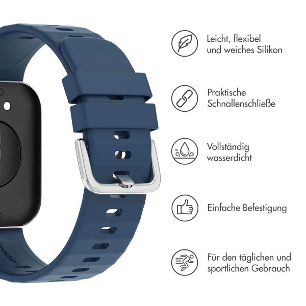 imoshion Silikonband für das  Huawei Watch Fit 3 - Blau
