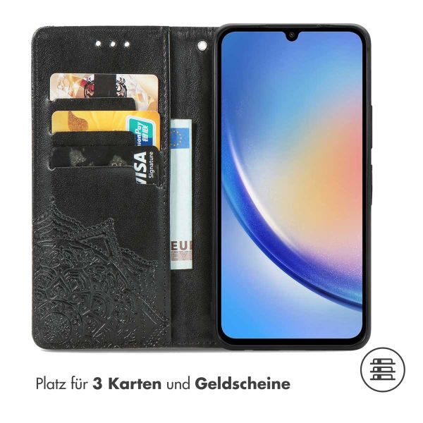 imoshion Mandala Klapphülle Samsung Galaxy A35 - Schwarz