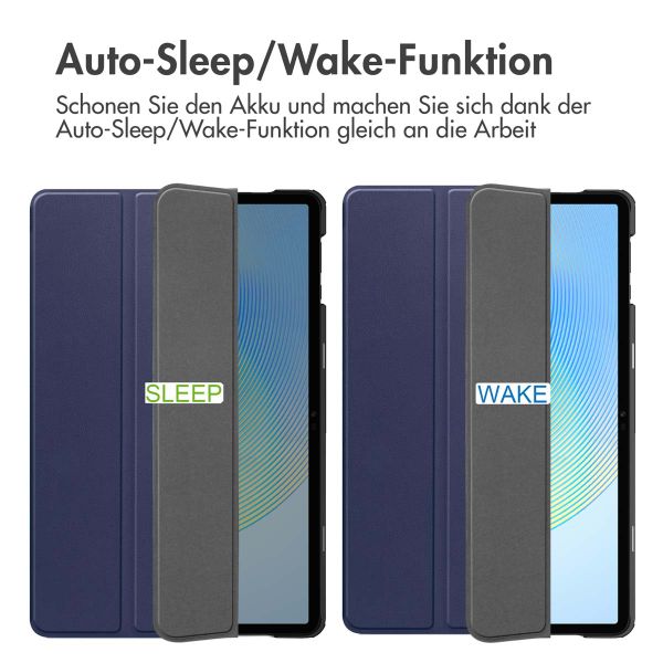 imoshion Trifold Klapphülle Honor Pad X9 - Dunkelblau
