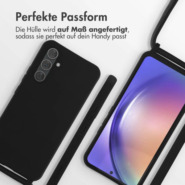 imoshion SilikonHülle mit Band Samsung Galaxy A54 (5G) - Schwarz