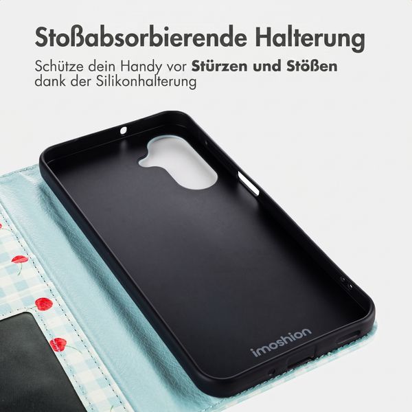 imoshion Design Klapphülle Samsung Galaxy A17 (5G) / (4G) - Cherry Check