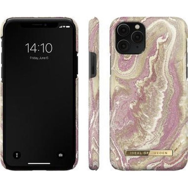 iDeal of Sweden Fashion Back Case iPhone 11 Pro - Golden Blush Marble