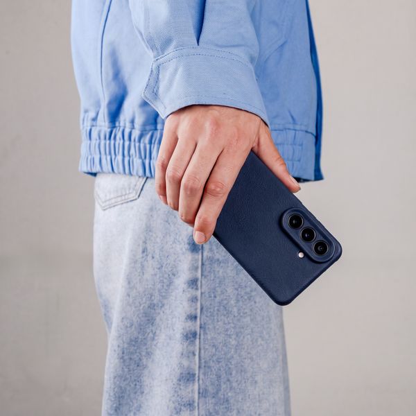 imoshion Texture Backcover Samsung Galaxy S26 - Dunkelblau