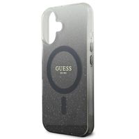 Guess MagSafe IML Glitter Gradient Case für das Apple iPhone 16 - Black