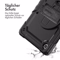 Accezz Robustes Back Cover mit Schultergurt Samsung Galaxy Tab A7 Lite - Schwarz