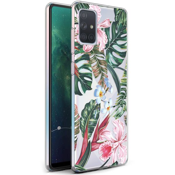 imoshion Design Hülle Samsung Galaxy A71 - Tropical Jungle