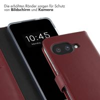 Selencia Echtleder Klapphülle Google Pixel 9A - Burgundy