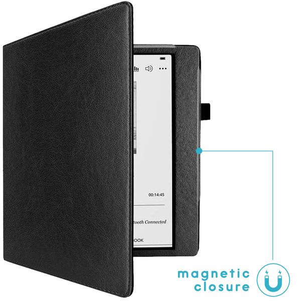 imoshion Vegan Leather Klapphülle für das Kobo Elipsa 2E - Schwarz