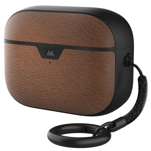 Mous Leather Protective Case für AirPods Pro - Braun