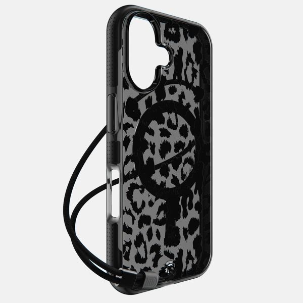 BodyGuardz Ace Pro MagSafe Back Cover Apple iPhone 16 - Black / Leopard