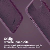 Accezz 2-in-1 Klapphülle aus Leder mit MagSafe Apple iPhone 14 - Heath Purple