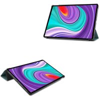 imoshion Trifold Klapphülle für das Lenovo Tab P11 Pro - Dunkelgrün