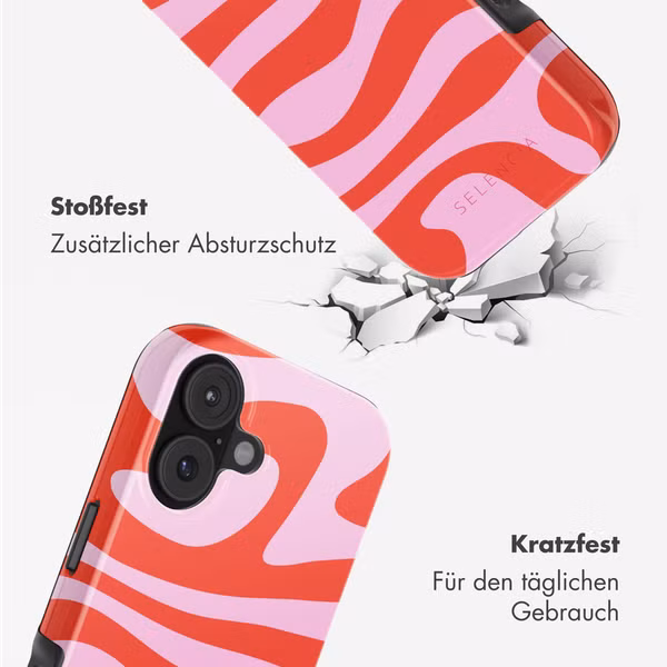 Selencia Vivid Rückabdeckung mit MagSafe Apple iPhone 17 - Dream Swirl Pink