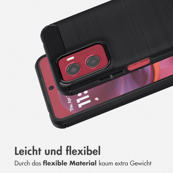 imoshion Brushed Back Cover Motorola Moto G05 / E15 - Schwarz