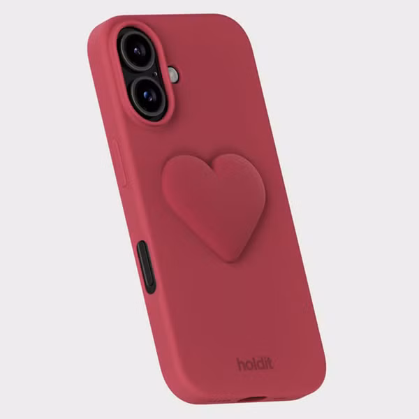 Holdit Silicone Sticker Heart - Red Velvet