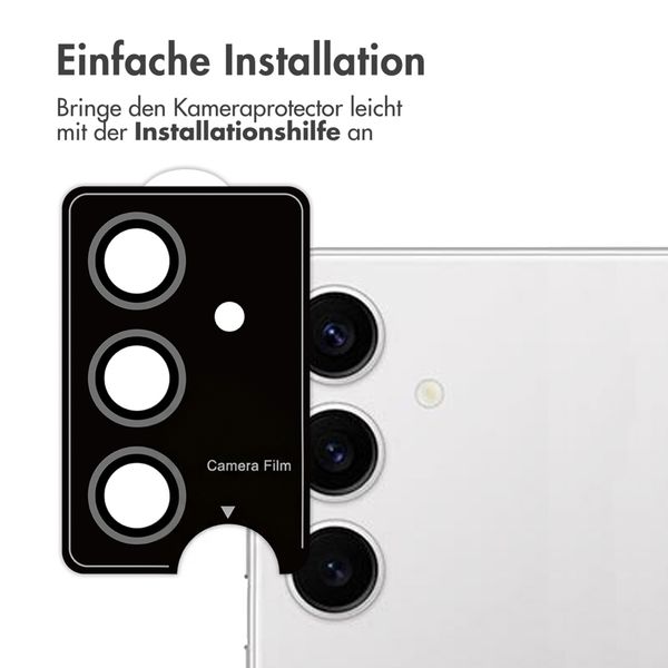 imoshion 2er-Pack Objektivschutz für Kamera für das Samsung Galaxy S24 Plus - Schwarz