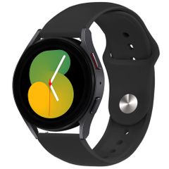 imoshion Silikonband Sport für das Samsung Galaxy Watch 5 (40 mm) - Schwarz