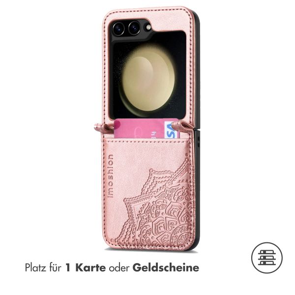 imoshion Mandala Klapphülle für das Samsung Galaxy Z Flip 6 - Rose Gold