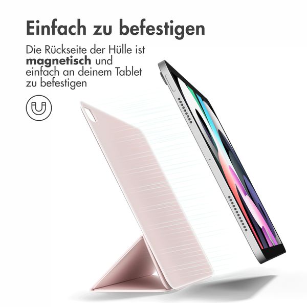 imoshion Magnetic Klapphülle Apple iPad Air 11 Zoll (2025) M3 / (2024) M2 / Air 5 (2022) / Air 4 (2020) - Rosa