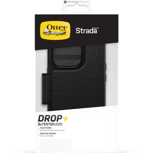 OtterBox Strada Klapphülle für das iPhone 14 Pro - Schwarz