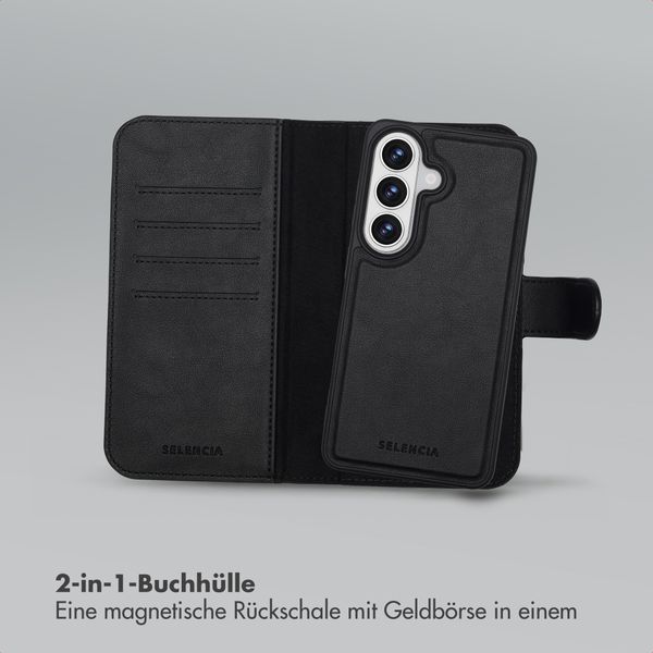 Selencia Olyn Abnehmbare Bookcase mit MagSafe Samsung Galaxy S26 - Schwarz