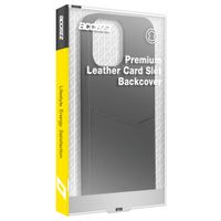 Accezz Premium Leather Card Slot Back Cover für das Apple iPhone 14 Plus - Schwarz