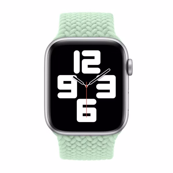 Apple Geflochtenes Solo Loop für das  Apple Watch | 44/45/46/49 mm - Größe 11 - Pistachio